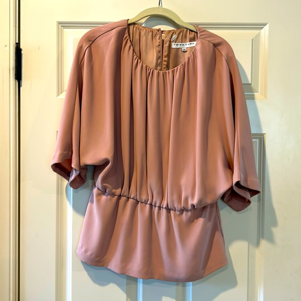 Trina Turk Blush Blouse size medium